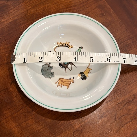 Arabia Made in Finland Child's Bowl Bone China Noah's Ark Themed Beautiful - Picture 9 of 9